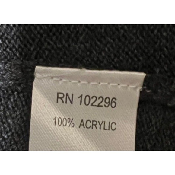 Connected Apparel Gray/Black Round Neck Sweater Dress Sz XL - Picture 4 of 5